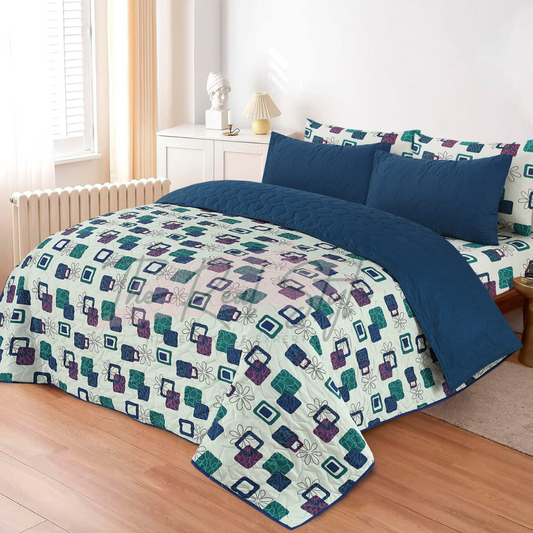 Luxury 6 Pc Comforter Set 1001