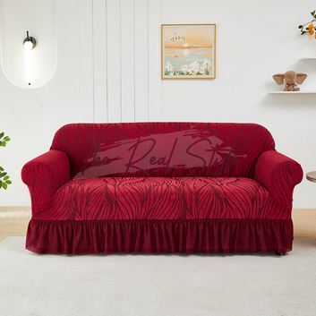 Zebra Velvet Stripe Sofa Cover - Real Style
