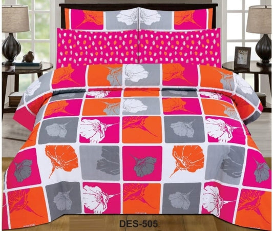 3 Pcs Bedsheet D # 505