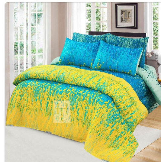 6 Pc Winter Comforter Set (Heavy Filling) 07