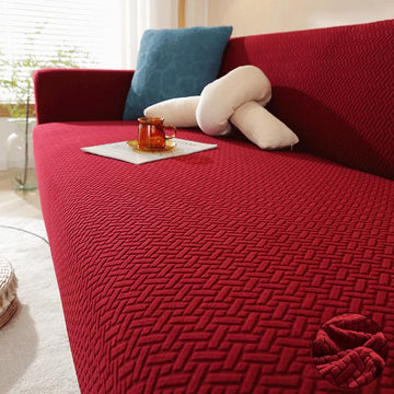 Stripe Jacquard Sofa Cover