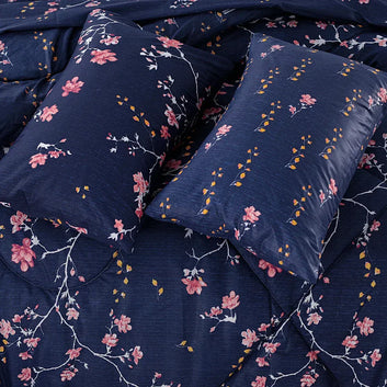 7 Pcs Quilted Comforter Set 350